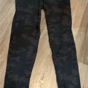 Spanx Navy Camouflage Leggings